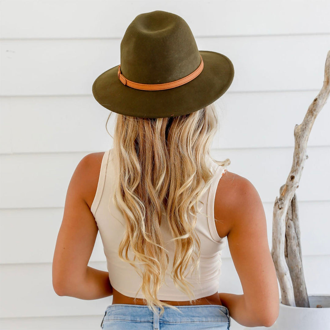 Calloway Hat - Khaki - SU8 - Pizazz BoutiqueFree Angel
