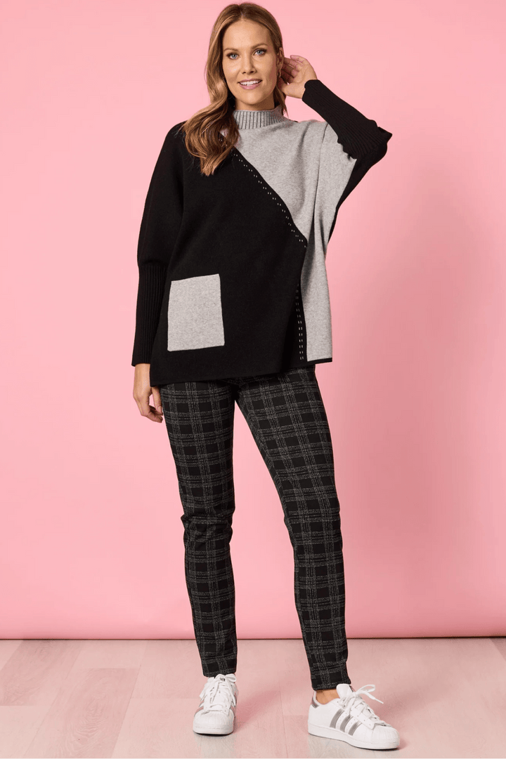 Cannes Spliced Knit - CL12 - Pizazz BoutiqueClarity