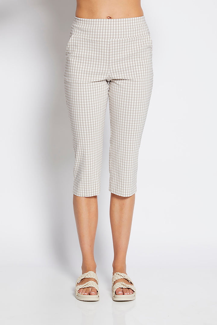 Capri Pocket Pant - Gingham - PH45