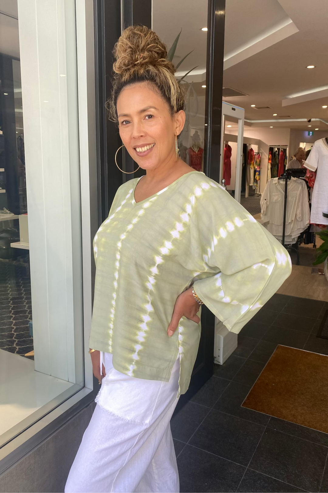 Kavala Top - Matcha Ombre - CB6