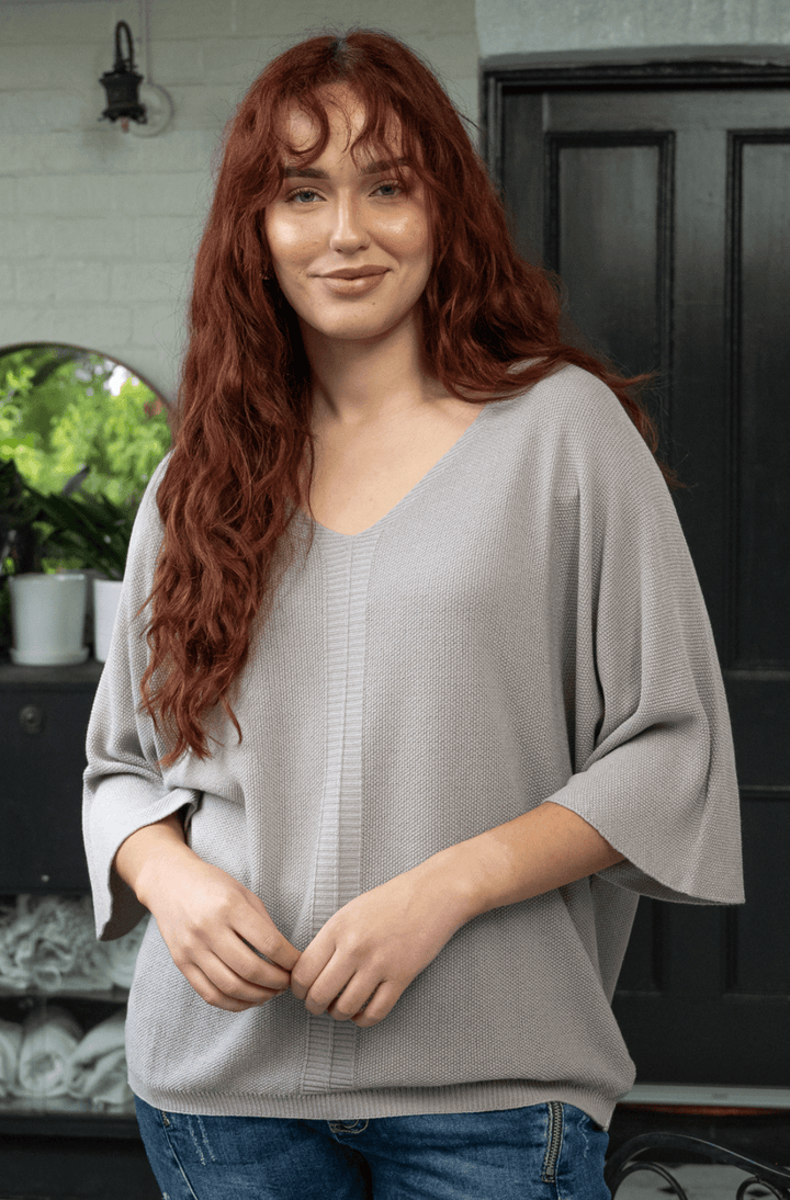 Cargo Knit Top - Mocha - IC64 - Pizazz BoutiqueThe Italian Cartel