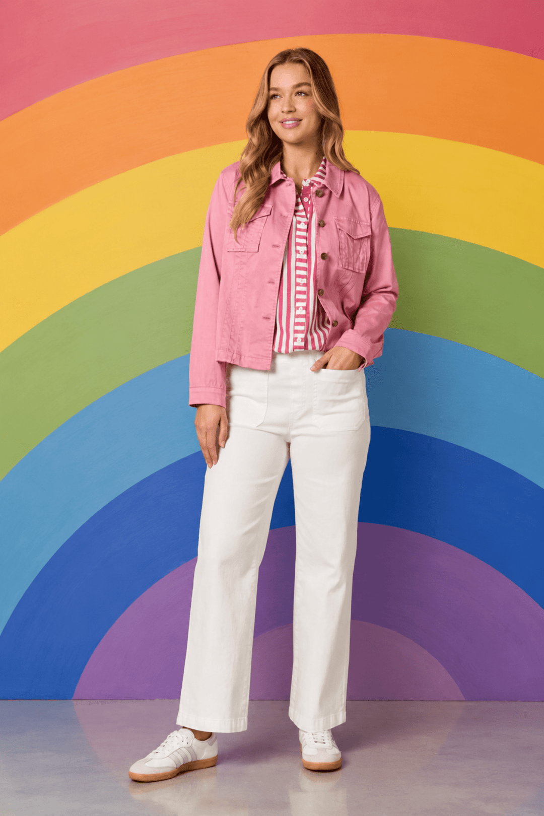 Carpenter Stretch Jeans - Chalk - TZ34 - Pizazz BoutiqueThreadz