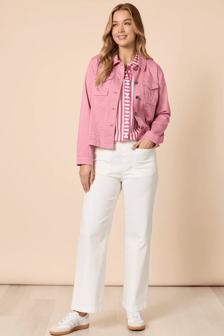 Carpenter Stretch Jeans - Chalk - TZ34 - Pizazz BoutiqueThreadz