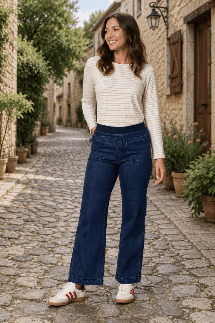 Carpenter Stretch Jeans - Dark Denim - TZ34 - Pizazz BoutiqueThreadz