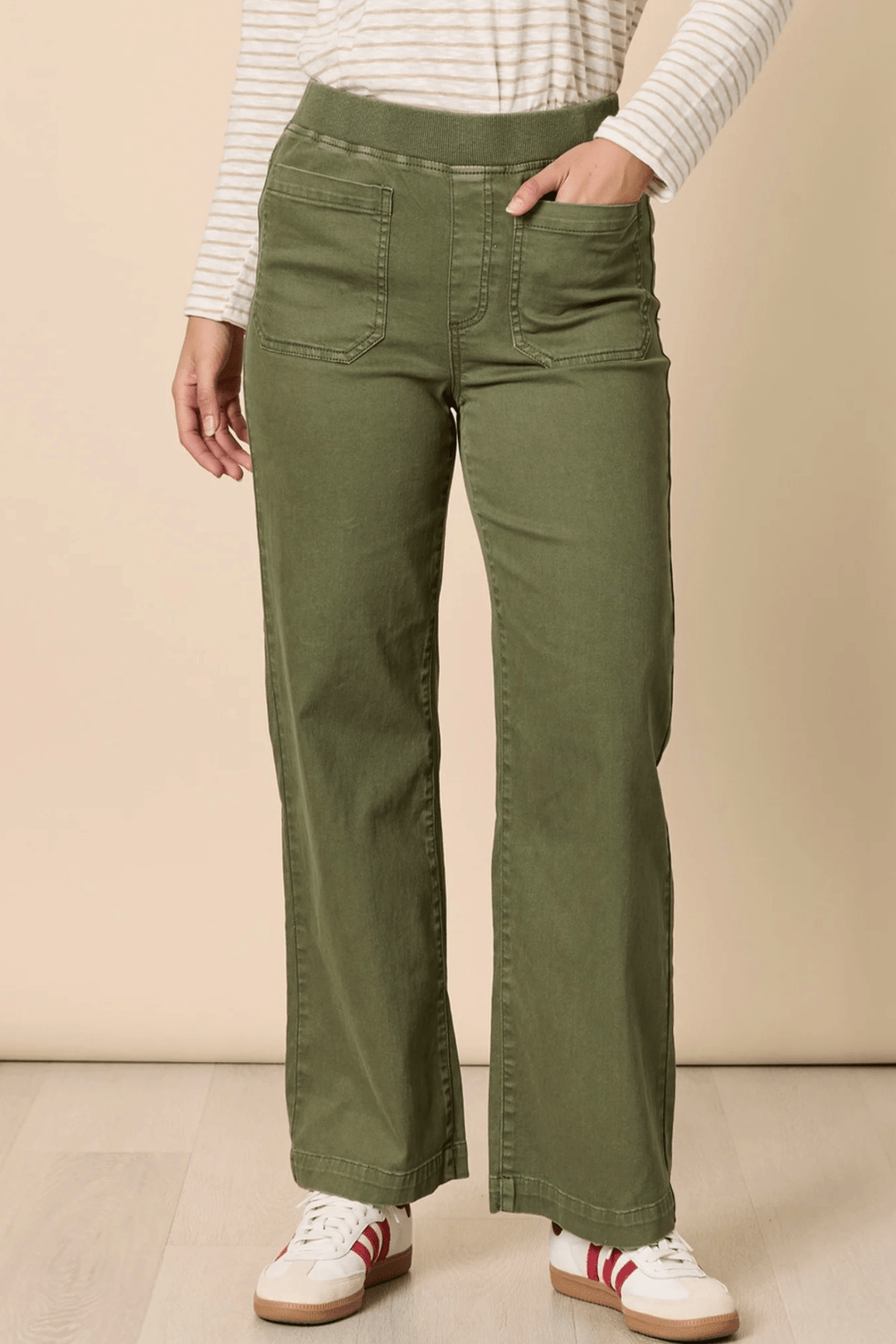 Carpenter Stretch Jeans - Khaki - TZ34 - Pizazz BoutiqueThreadz