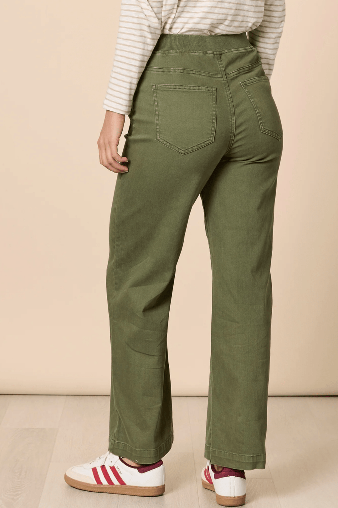 Carpenter Stretch Jeans - Khaki - TZ34 - Pizazz BoutiqueThreadz