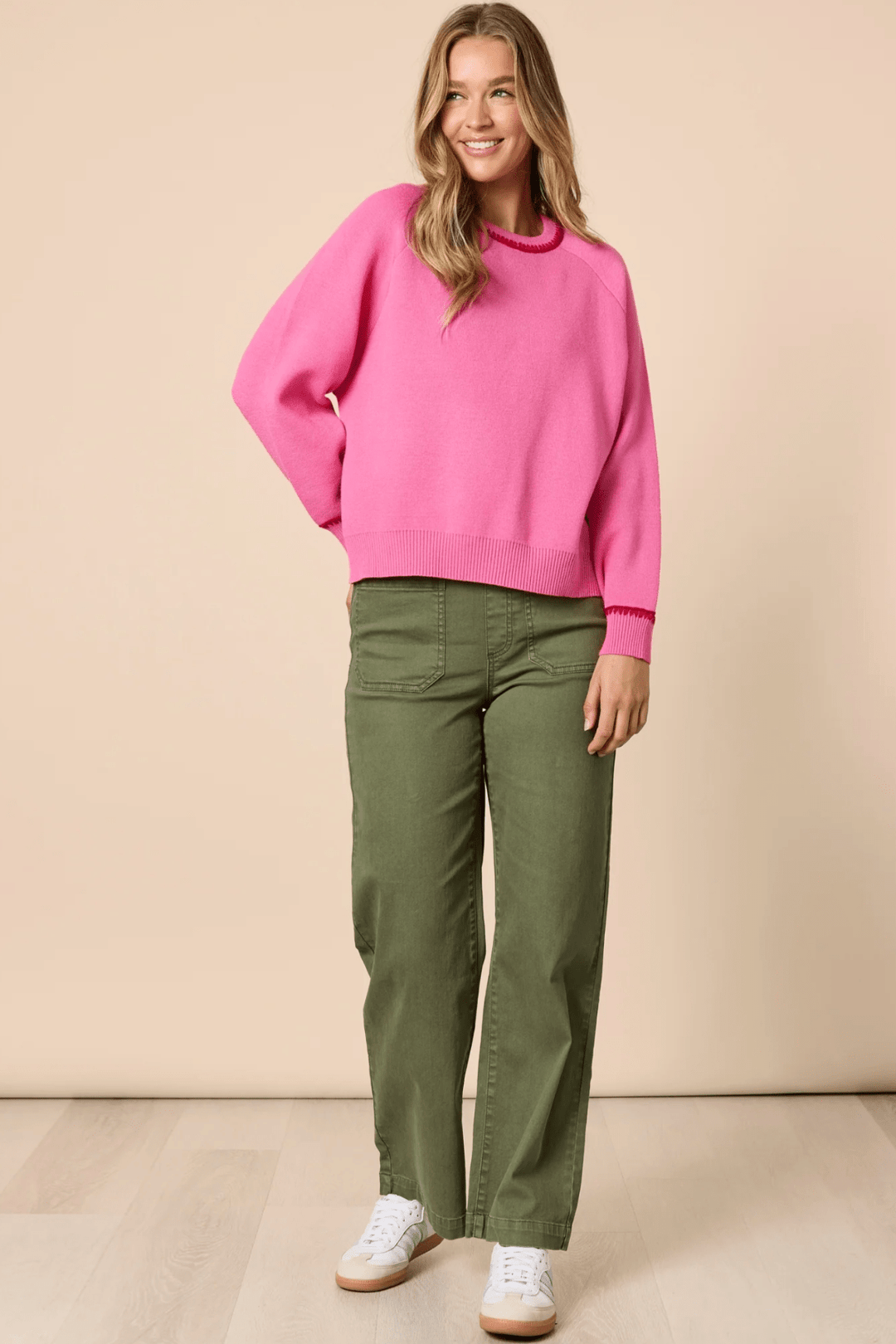 Carpenter Stretch Jeans - Khaki - TZ34 - Pizazz BoutiqueThreadz