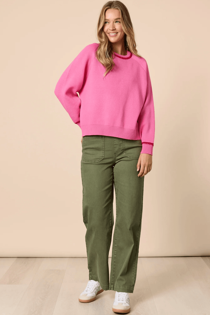 Carpenter Stretch Jeans - Khaki - TZ34 - Pizazz BoutiqueThreadz