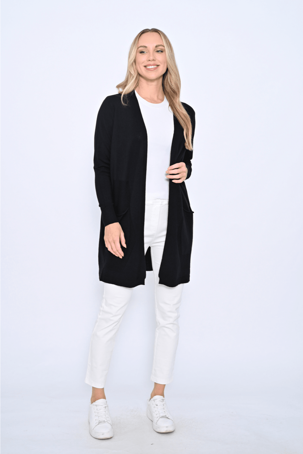 Celia Cardigan - Black - CC29 - Pizazz BoutiqueCali & Co
