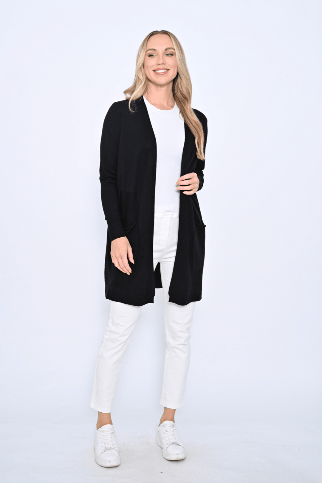 Celia Cardigan - Black - CC29 - Pizazz BoutiqueCali & Co