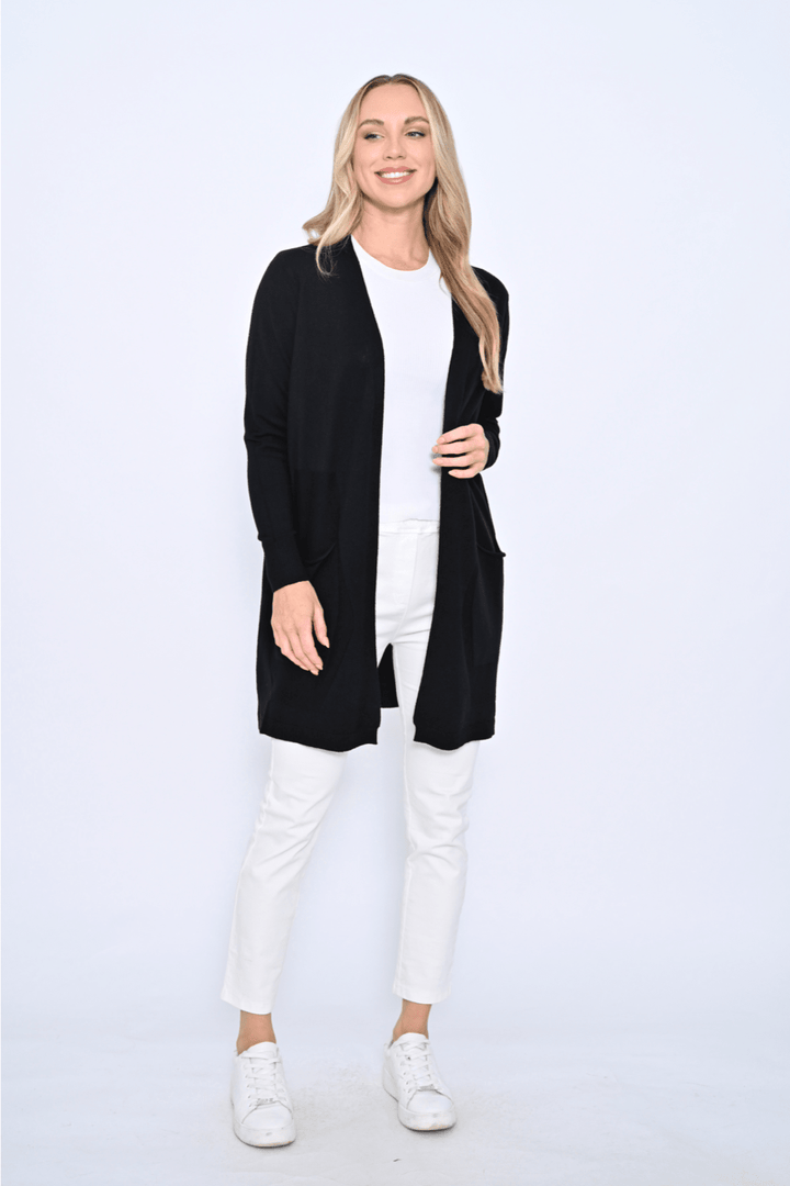 Celia Cardigan - Black - CC29 - Pizazz BoutiqueCali & Co