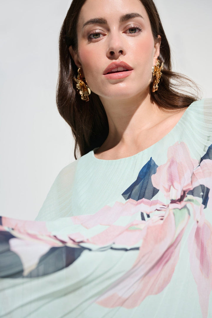Chiffon Floral Poncho Top - JR95 - Pizazz BoutiqueJoseph Ribkoff