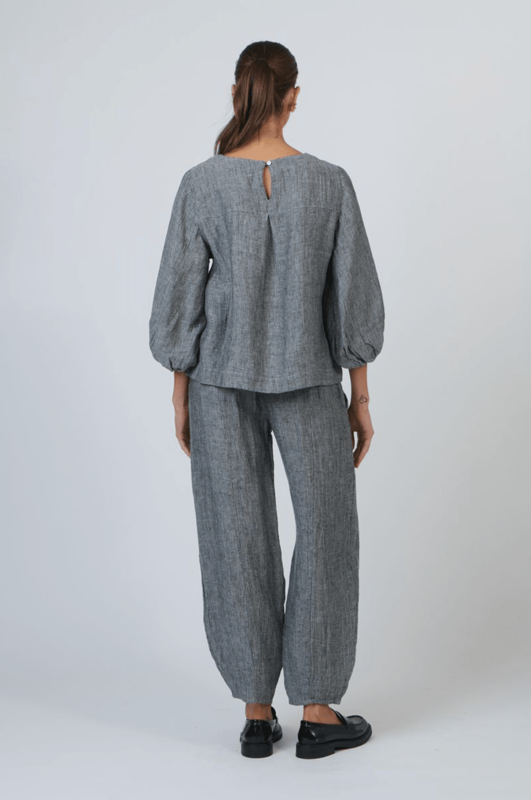 Cinder Linen Pant - GA657 - OJ74 - Pizazz BoutiqueNaturals By O & J