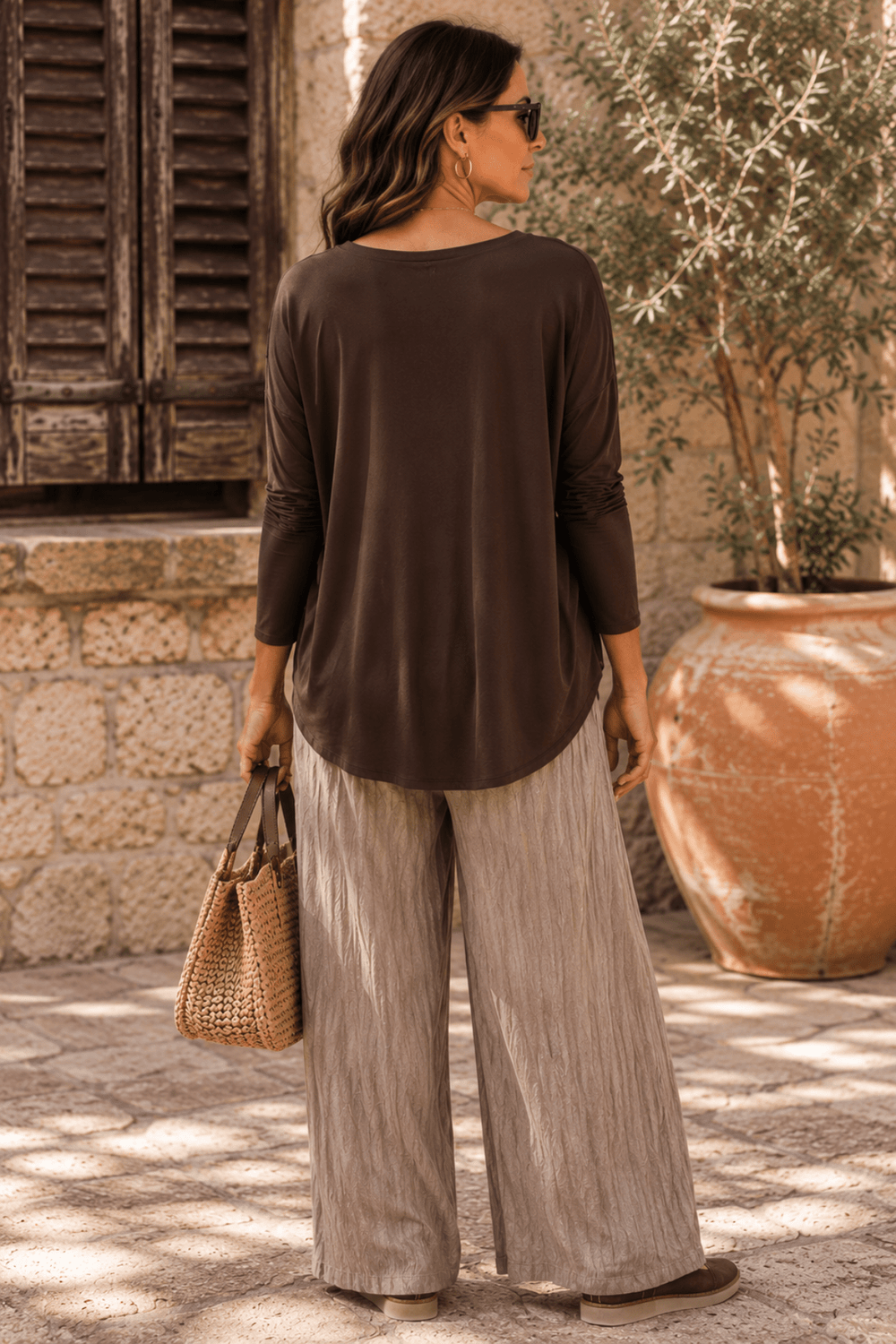Clarice Top - Chocolate - CG5 - Pizazz BoutiqueCindy G