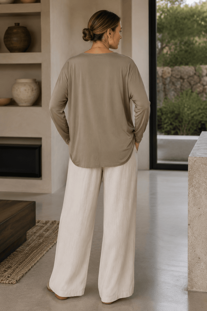 Clarice Top - Latte - CG5 - Pizazz BoutiqueCindy G