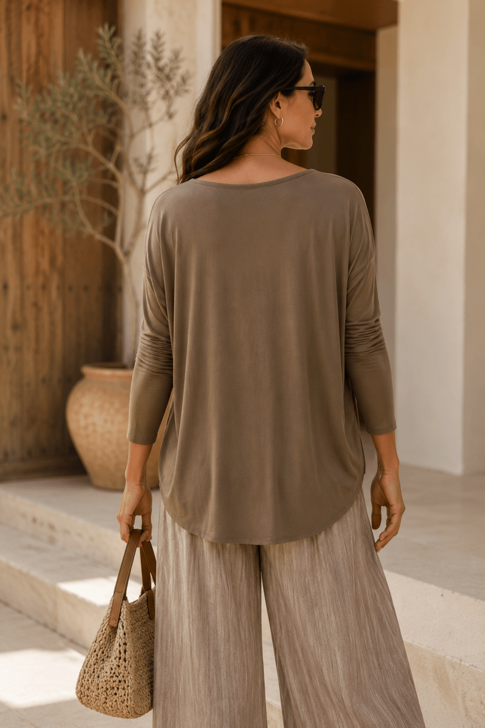 Clarice Top - Mocha - CG5 - Pizazz BoutiqueCindy G