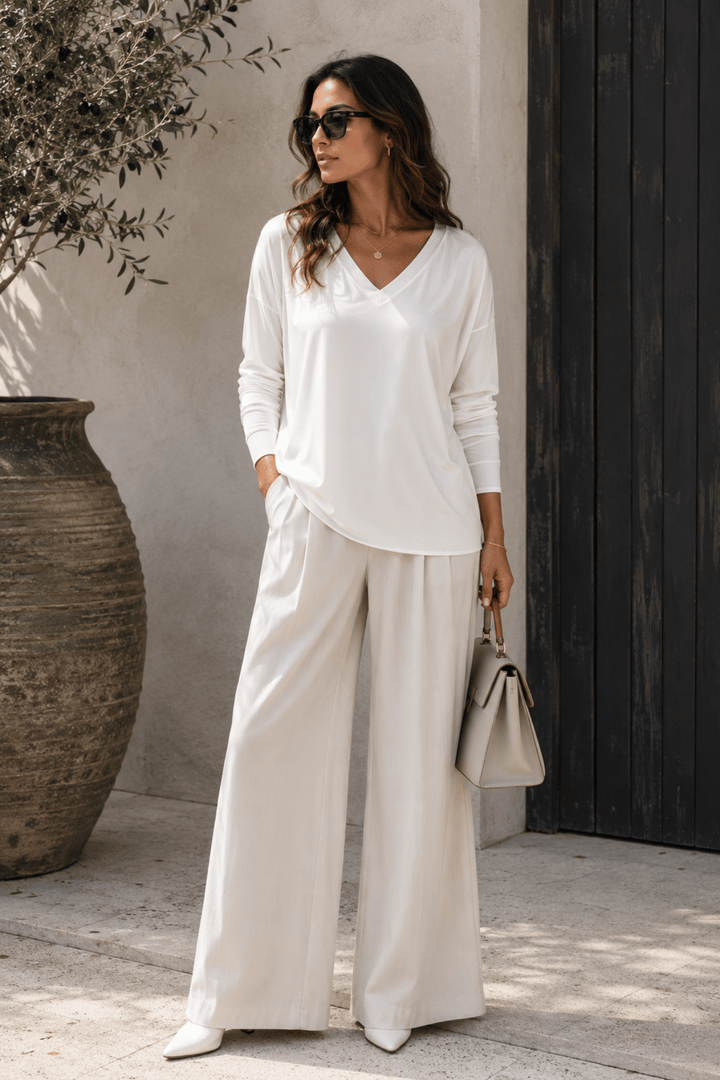 Clarice Top - White - CG5 - Pizazz BoutiqueCindy G