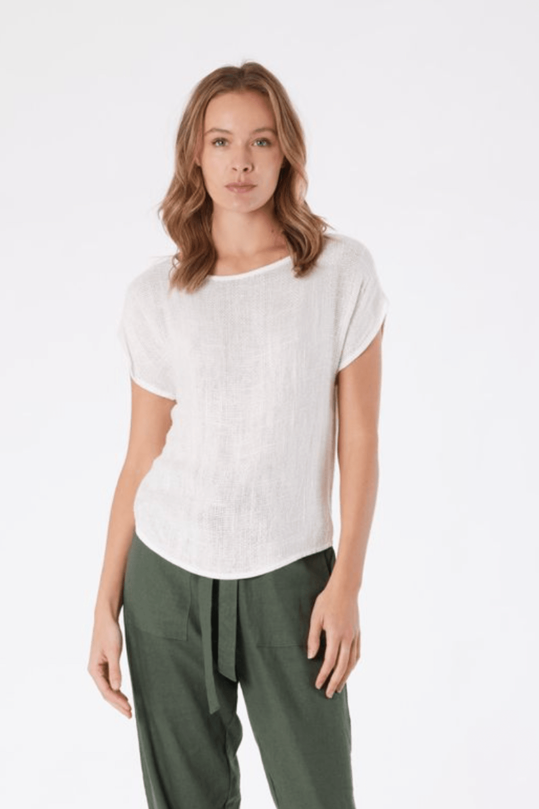 Cleo Hessian Top - Natural - CB30 - Pizazz BoutiqueCarbon The Label