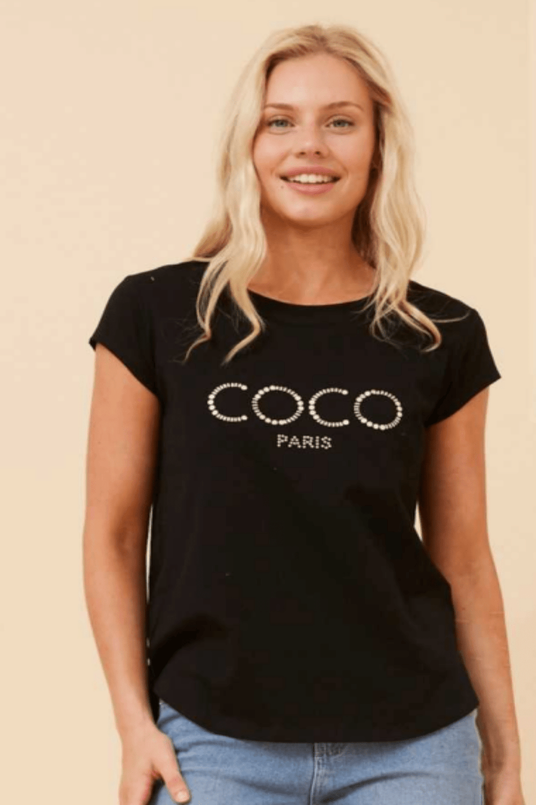 CoCo T-Shirt - Black - CK1 - Pizazz BoutiqueCaroline Morgan