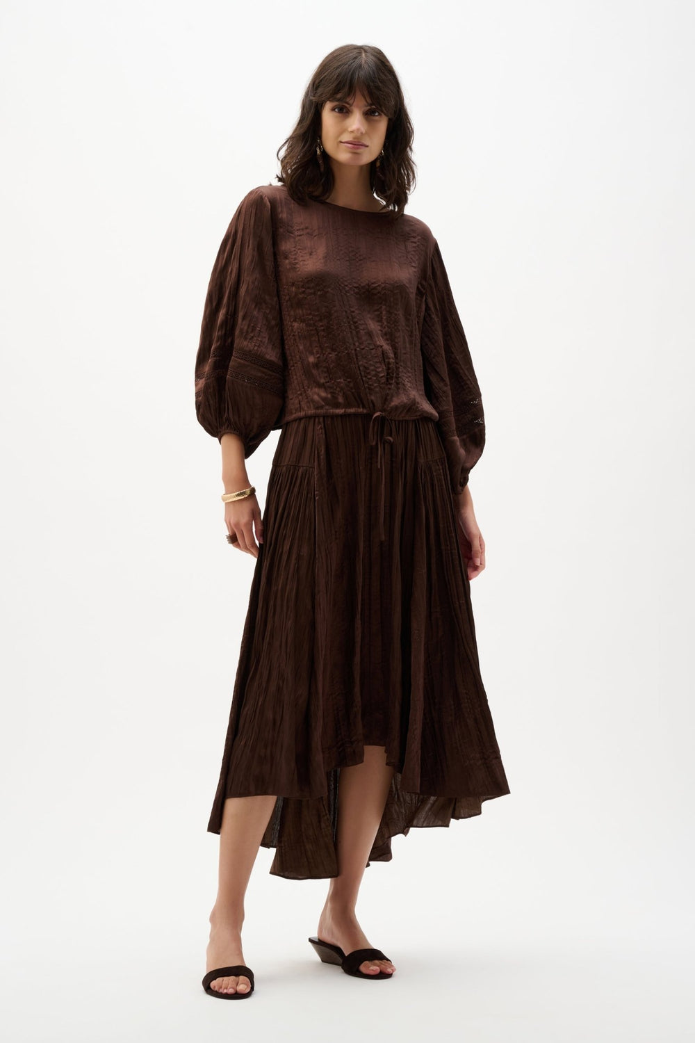 Cocoon Skirt - chocolate - JR89 - Pizazz BoutiqueJoseph Ribkoff