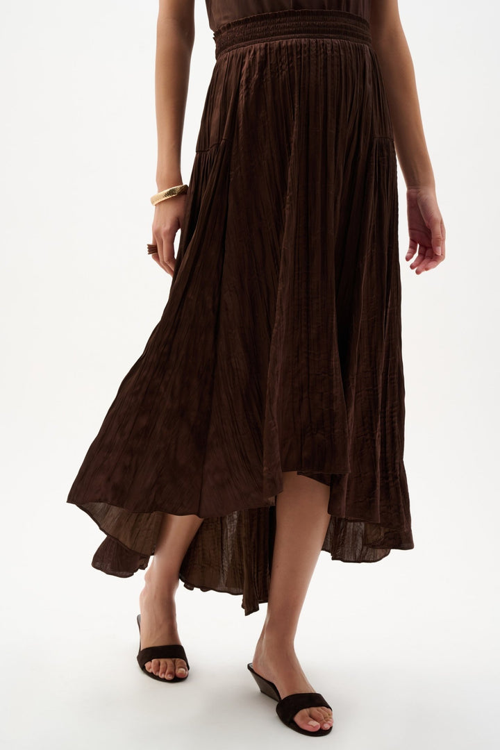 Cocoon Skirt - chocolate - JR89 - Pizazz BoutiqueJoseph Ribkoff