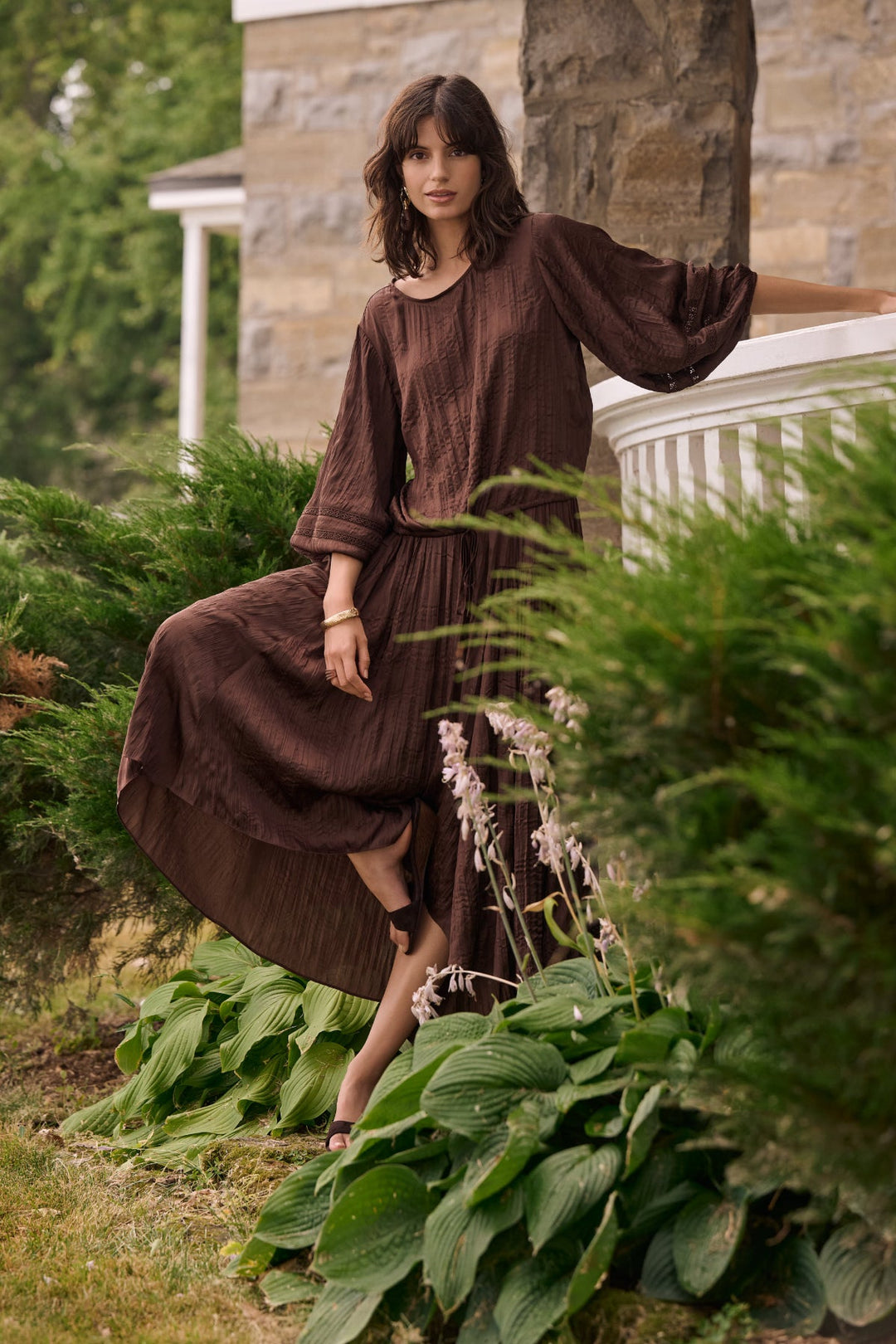 Cocoon Skirt - chocolate - JR89 - Pizazz BoutiqueJoseph Ribkoff