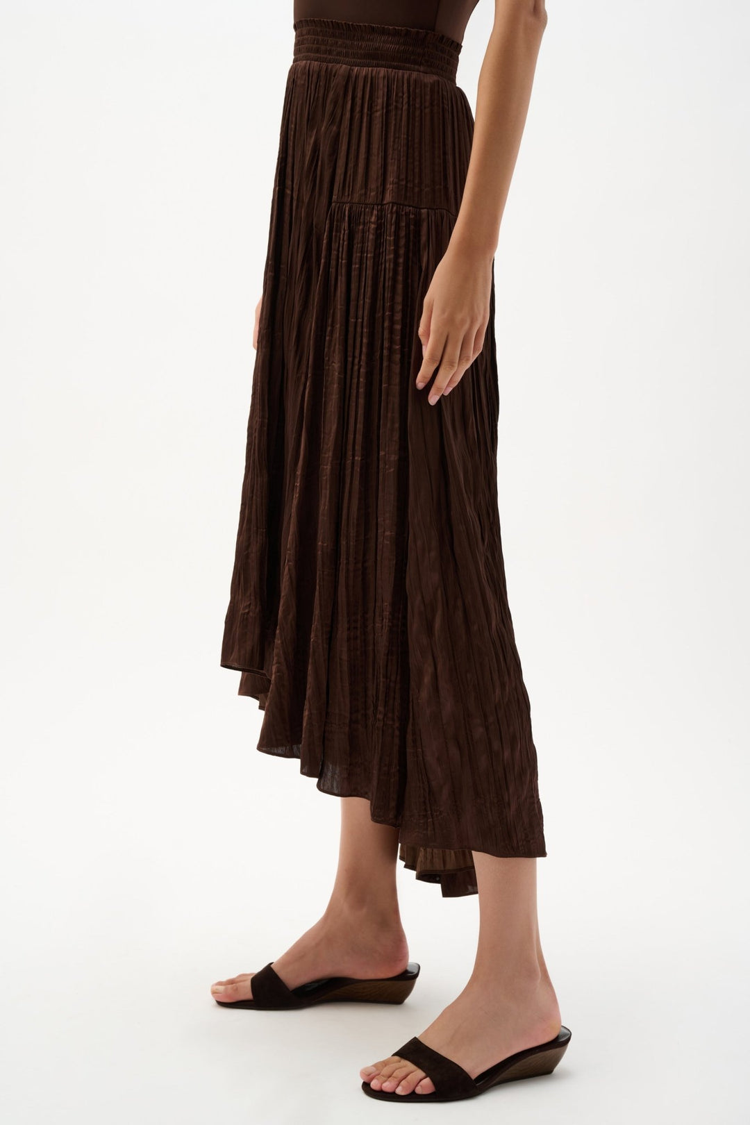 Cocoon Skirt - chocolate - JR89 - Pizazz BoutiqueJoseph Ribkoff