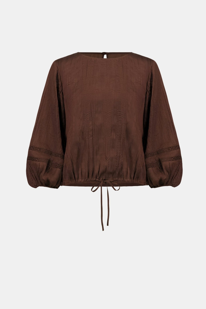 Cocoon Top - chocolate - JR88 - Pizazz BoutiqueJoseph Ribkoff