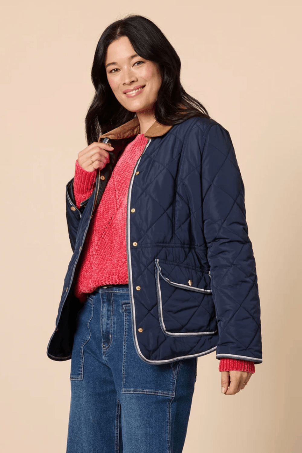 Colorado Quilted Jacket - Navy - GS40 - Pizazz BoutiqueGordon smith