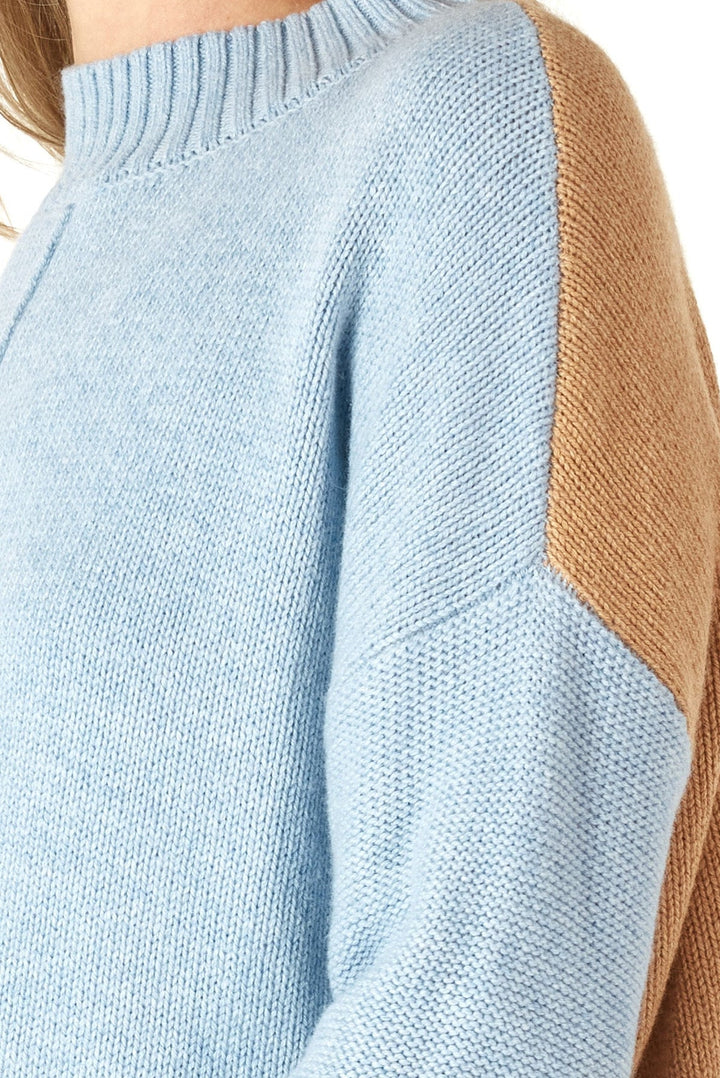 Colour Block Jumper - Mist - ZP2 - Pizazz BoutiqueZaket & Plover