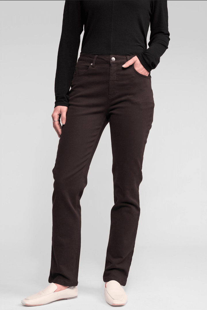 Column Pant - Chocolate - VA24 - Pizazz BoutiqueVassalli