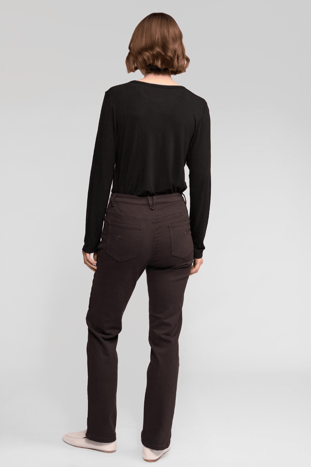 Column Pant - Chocolate - VA24 - Pizazz BoutiqueVassalli