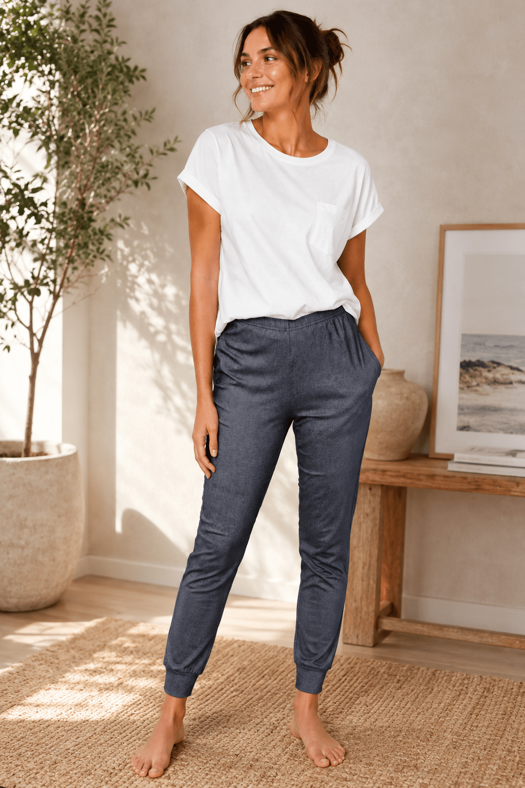 Cooper 7/8 Pants - Pewter - CJ9 - Pizazz BoutiqueHolmes & Fallon