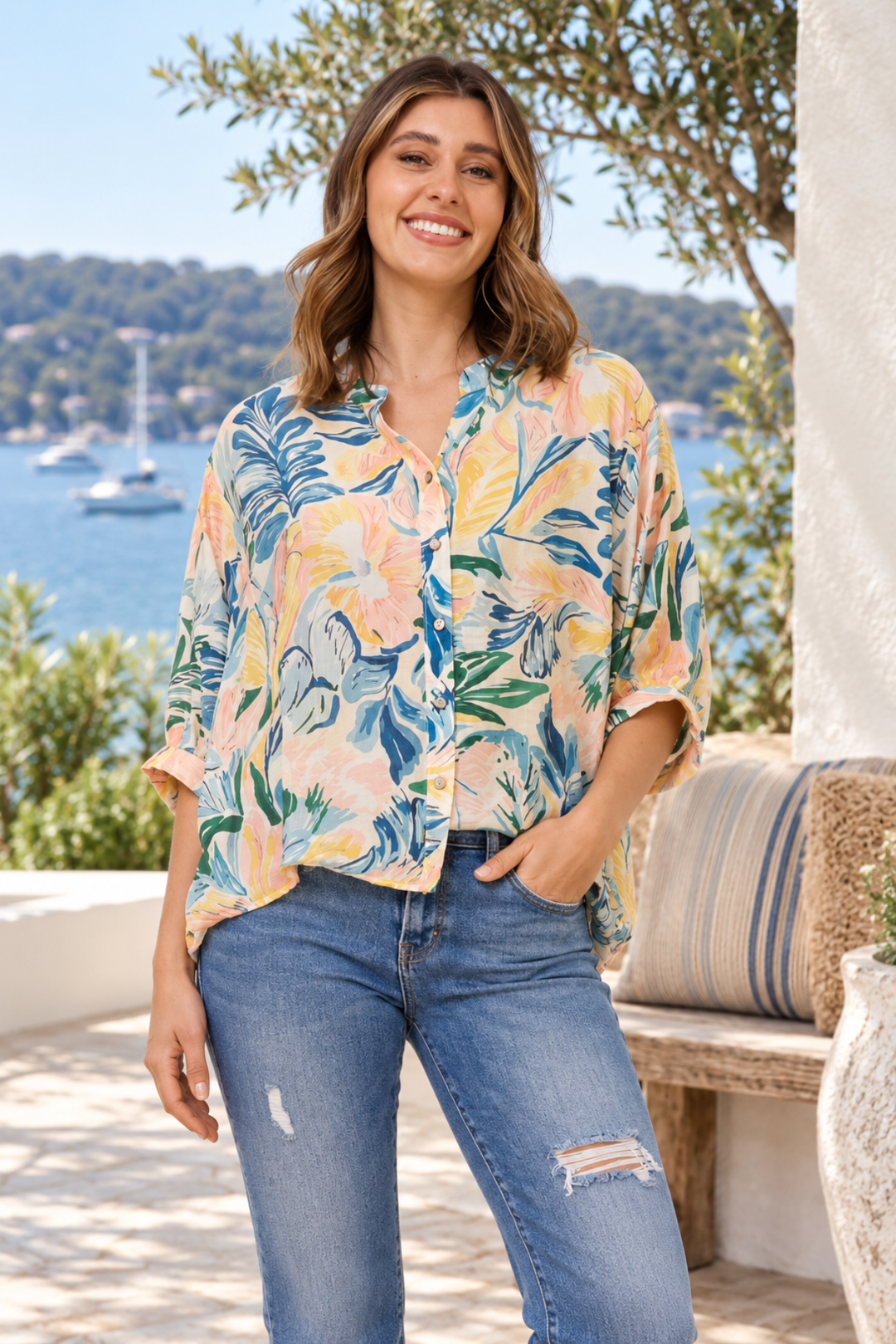 Coral Bay Shirt - CK69 - Pizazz BoutiqueCaroline Morgan