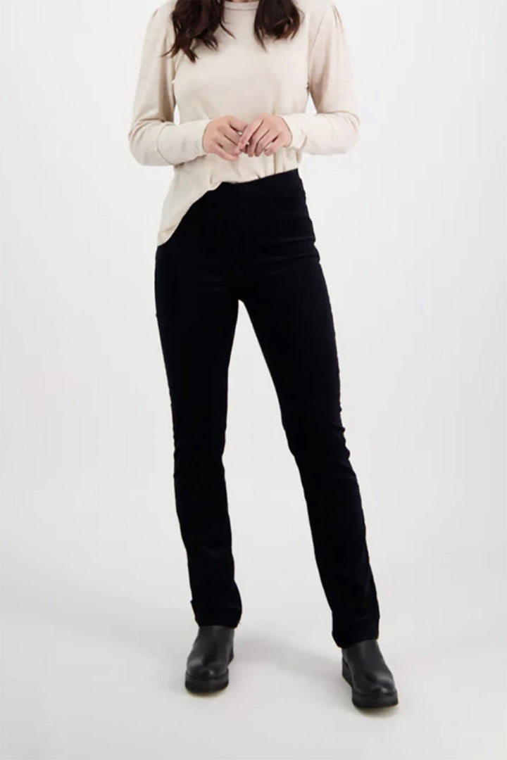 Cord Pull On Pant - Midnight - VA2 - Pizazz BoutiqueVassalli