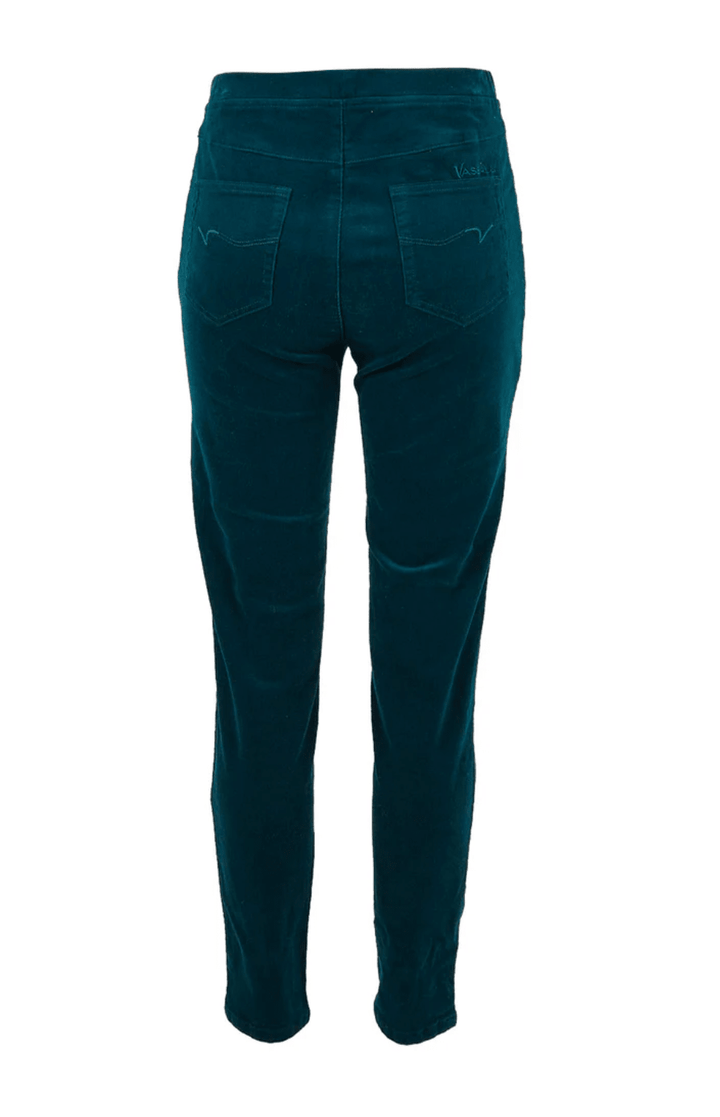 Cord Pull On Pant - Peacock - VA2 - Pizazz BoutiqueVassalli