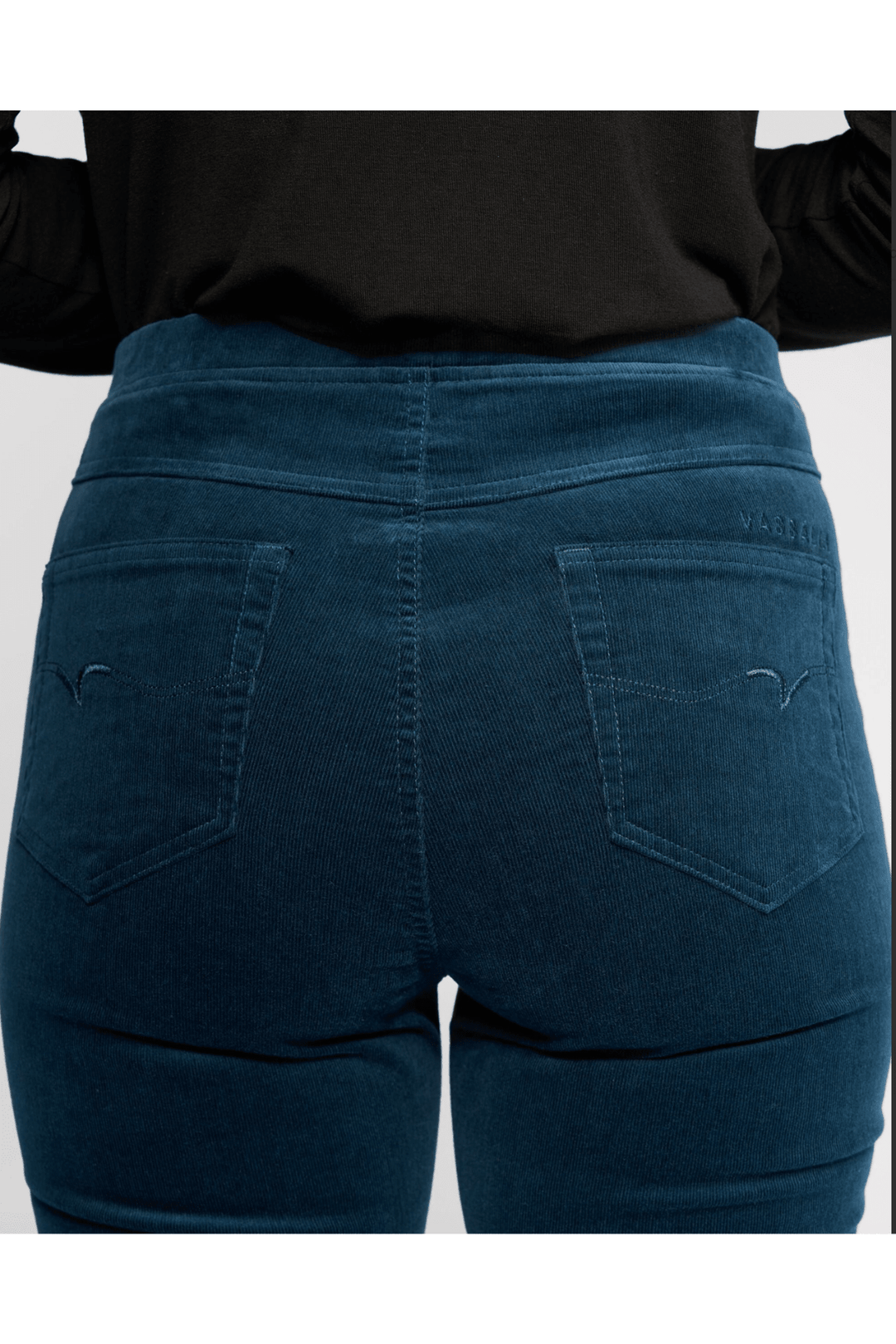 Cord Pull On Pant - Petrol - VA2 - Pizazz BoutiqueVassalli
