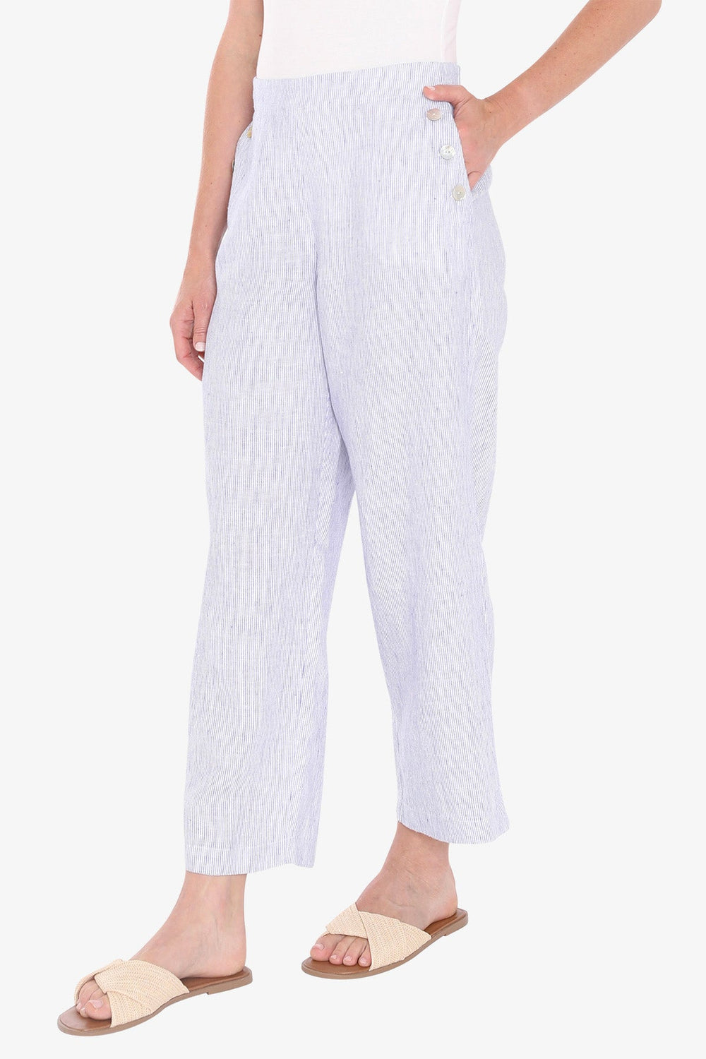 Core Stripe Pant - Blue/White - JP16 - Pizazz BoutiqueJUMP