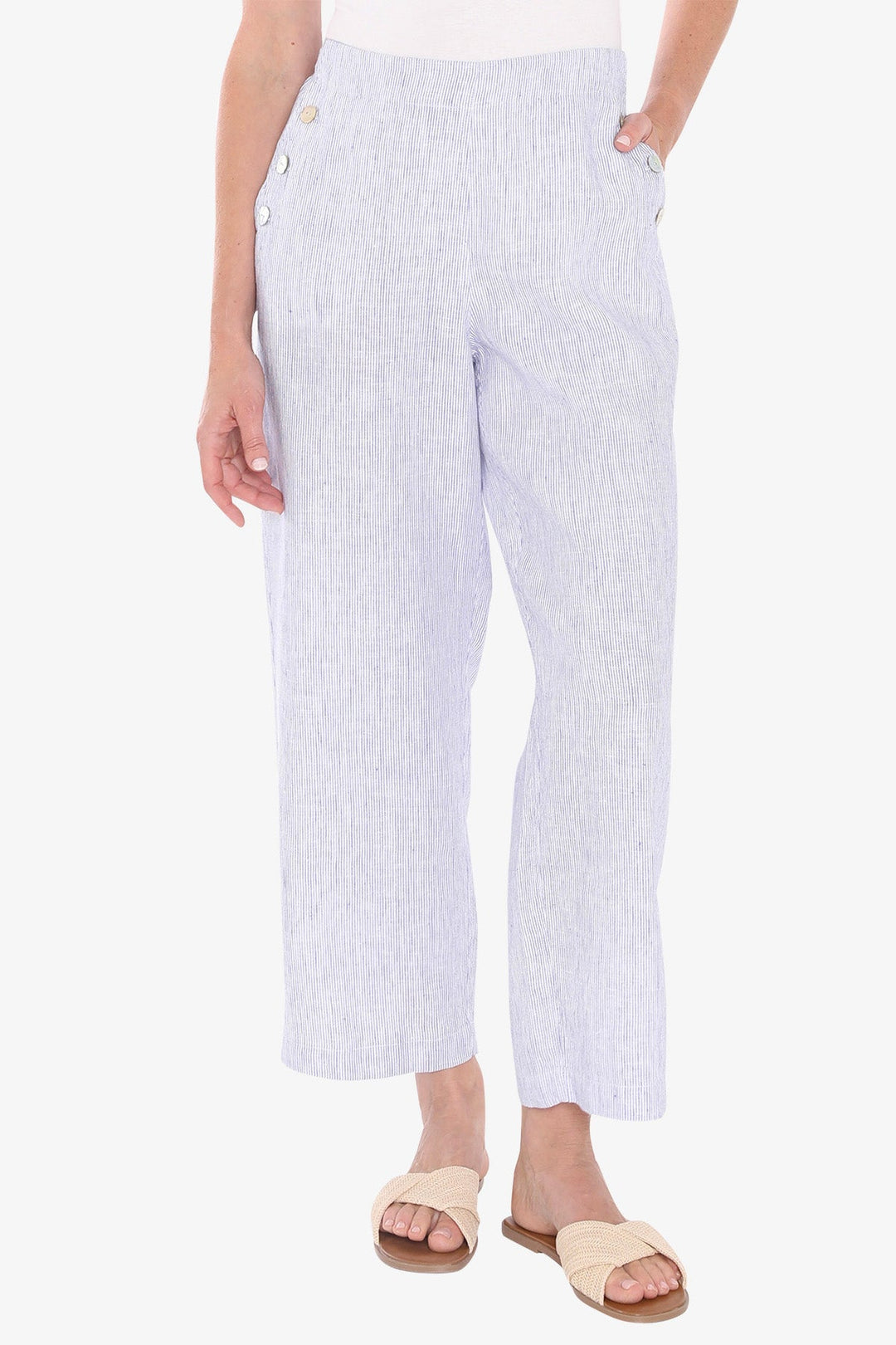Core Stripe Pant - Blue/White - JP16 - Pizazz BoutiqueJUMP