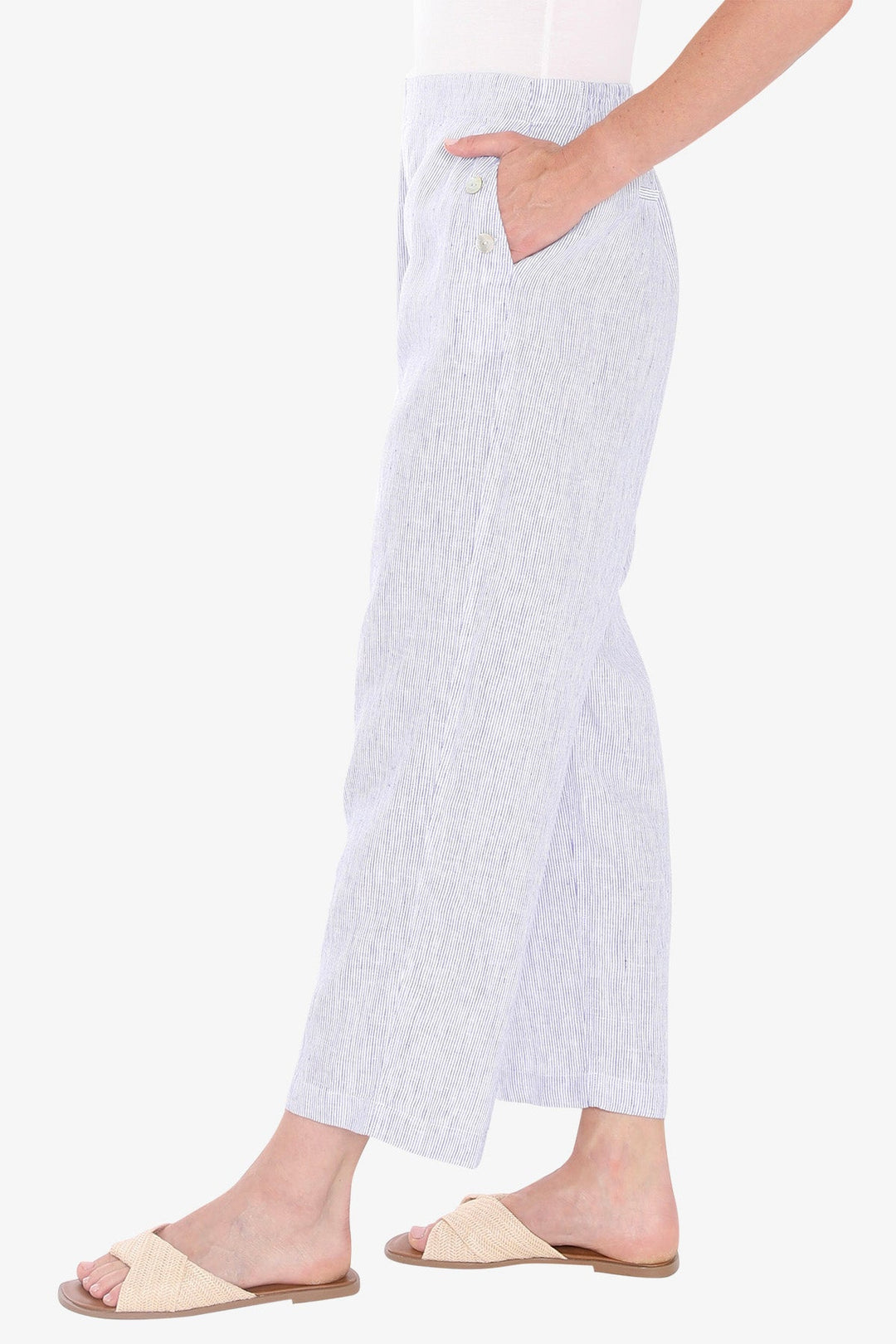 Core Stripe Pant - Blue/White - JP16 - Pizazz BoutiqueJUMP