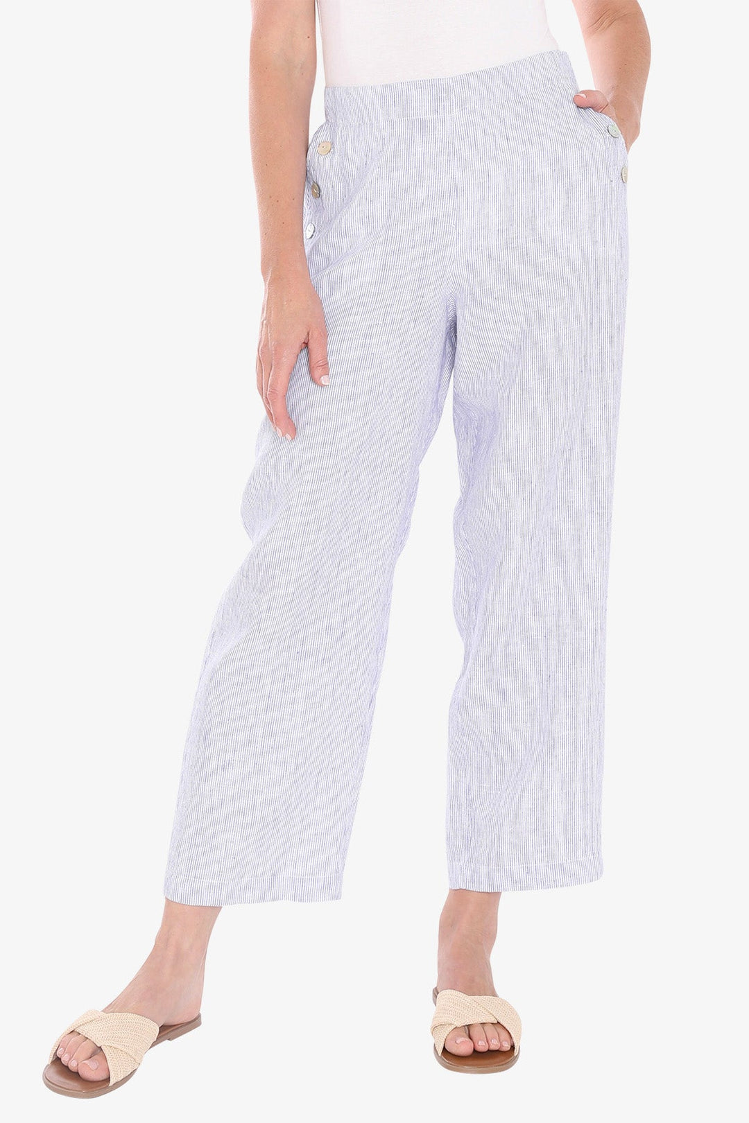 Core Stripe Pant - Blue/White - JP16 - Pizazz BoutiqueJUMP