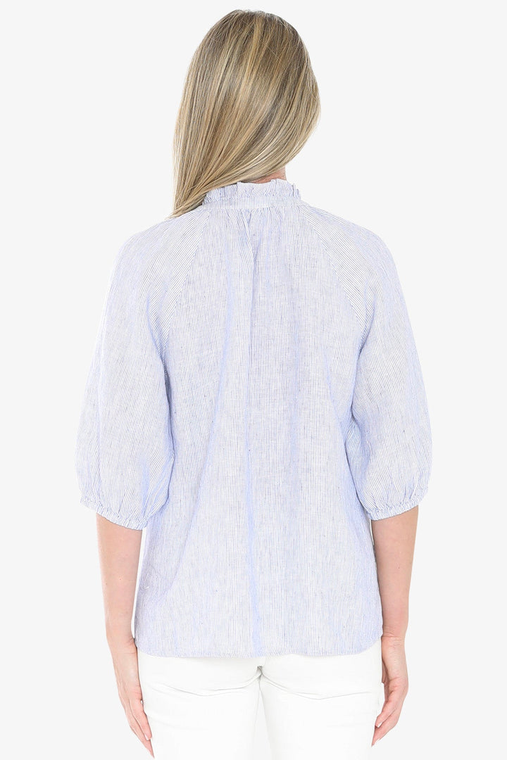 Core Stripe Top - Blue/White - JP3 - Pizazz BoutiqueJUMP