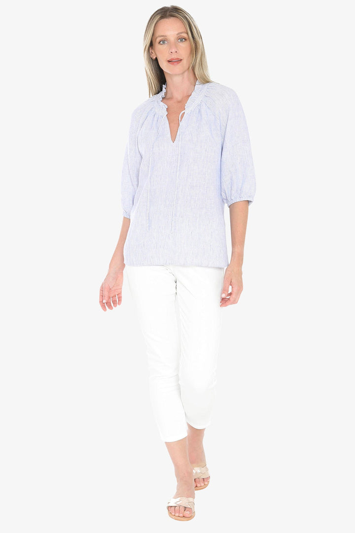 Core Stripe Top - Blue/White - JP3 - Pizazz BoutiqueJUMP