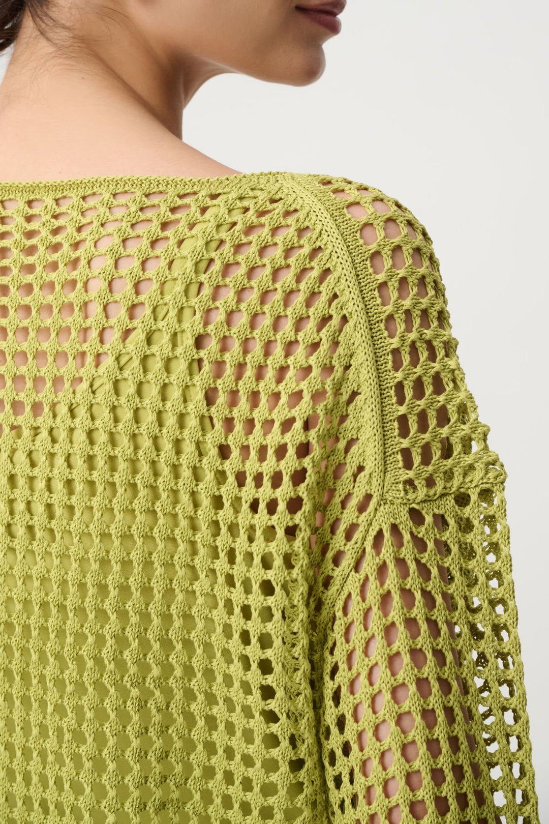 Cotton Floral Sweater - Pistachio - Pizazz BoutiqueJoseph Ribkoff