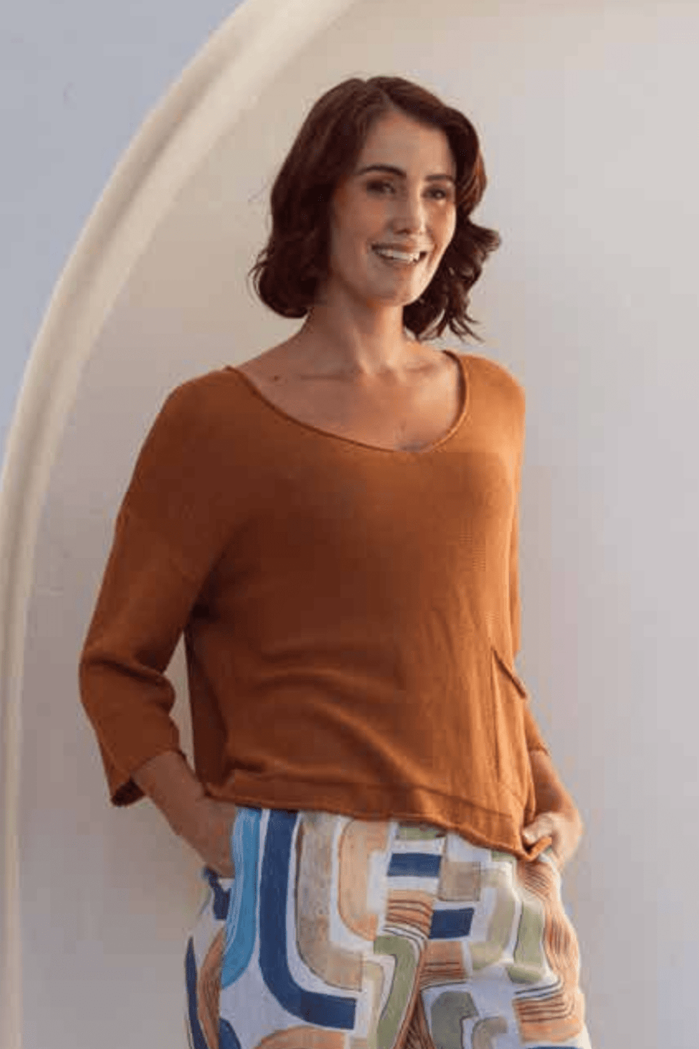 Cotton Sweater - Copper - SS12 - Pizazz BoutiqueSee Saw