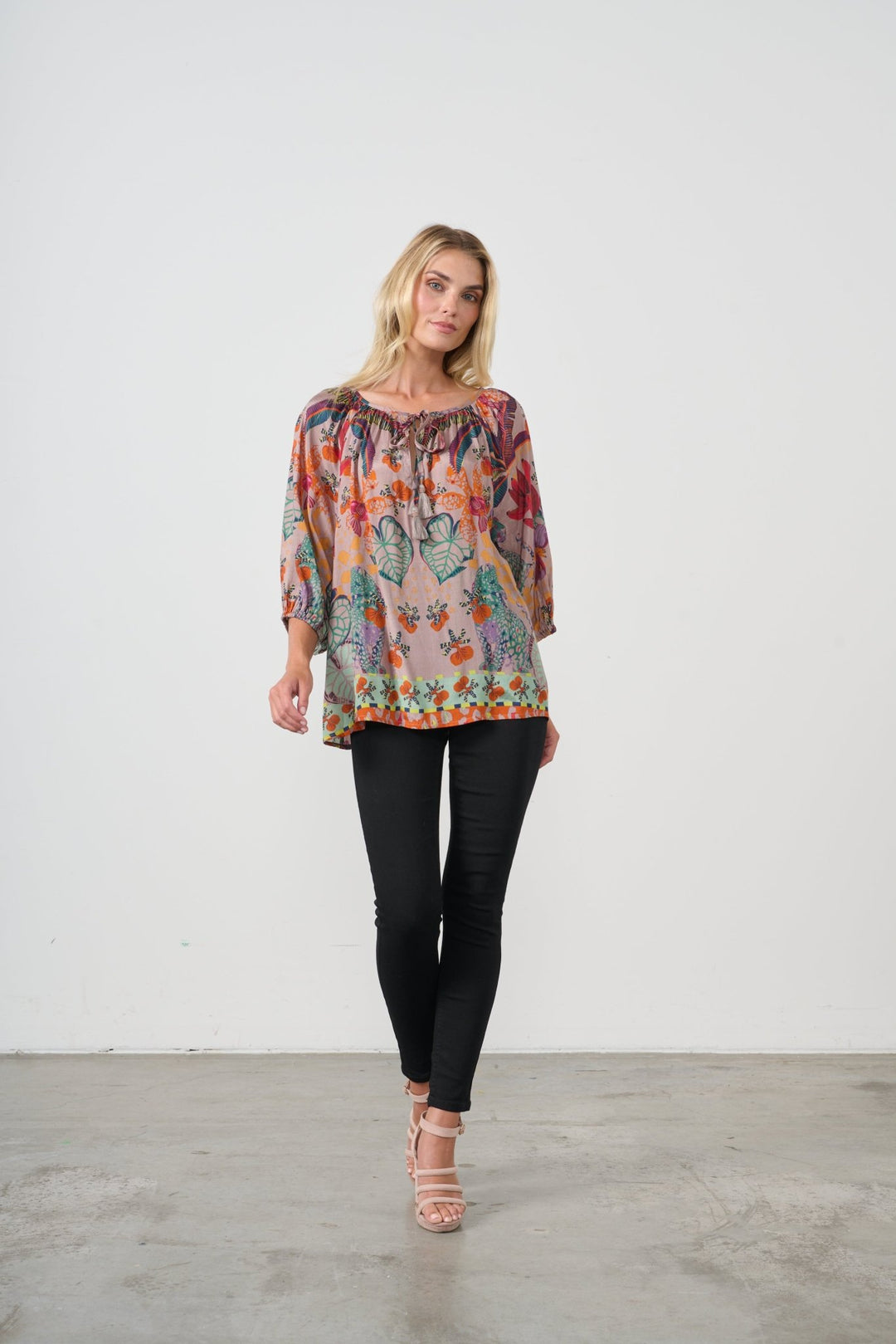 Cuba Top - Tropical - CJ17 - Pizazz BoutiqueCaju