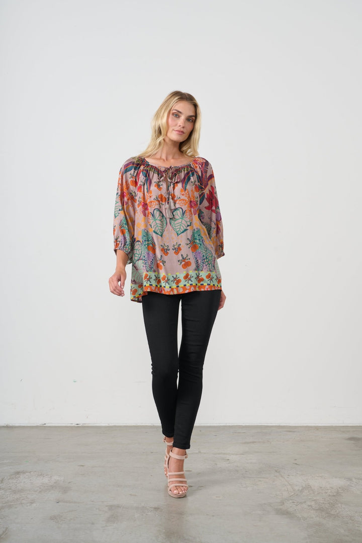Cuba Top - Tropical - CJ17 - Pizazz BoutiqueCaju