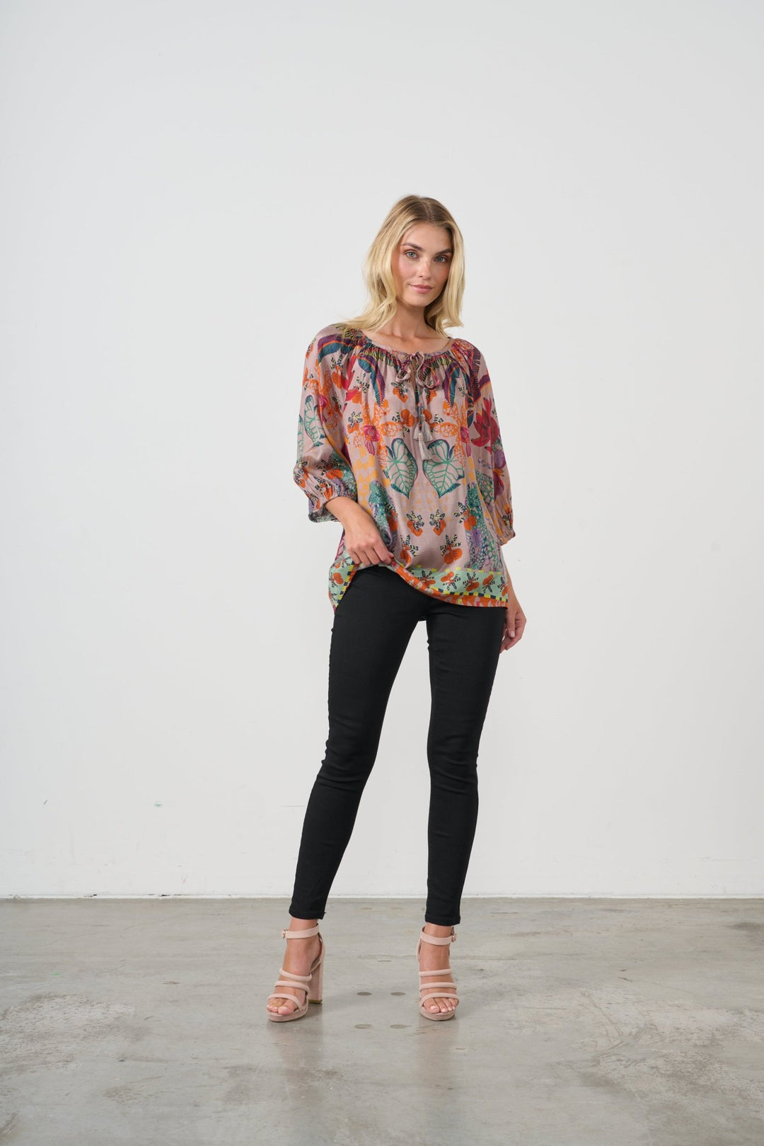 Cuba Top - Tropical - CJ17 - Pizazz BoutiqueCaju