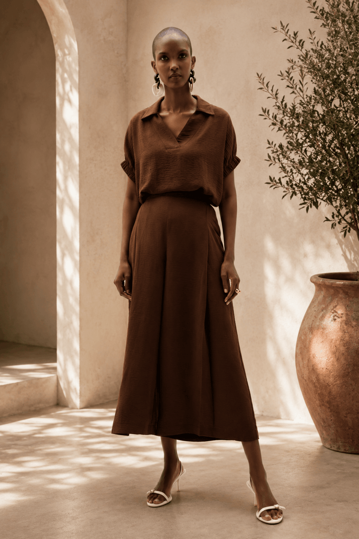 Culotte pull on - Chocolate - JR39 - Pizazz BoutiqueJoseph Ribkoff