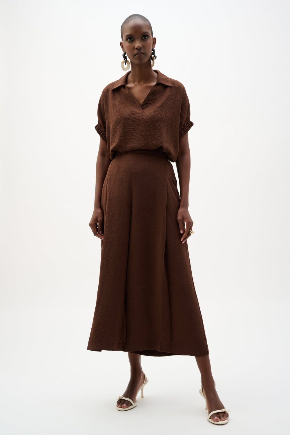 Culotte pull on - Chocolate - JR39 - Pizazz BoutiqueJoseph Ribkoff